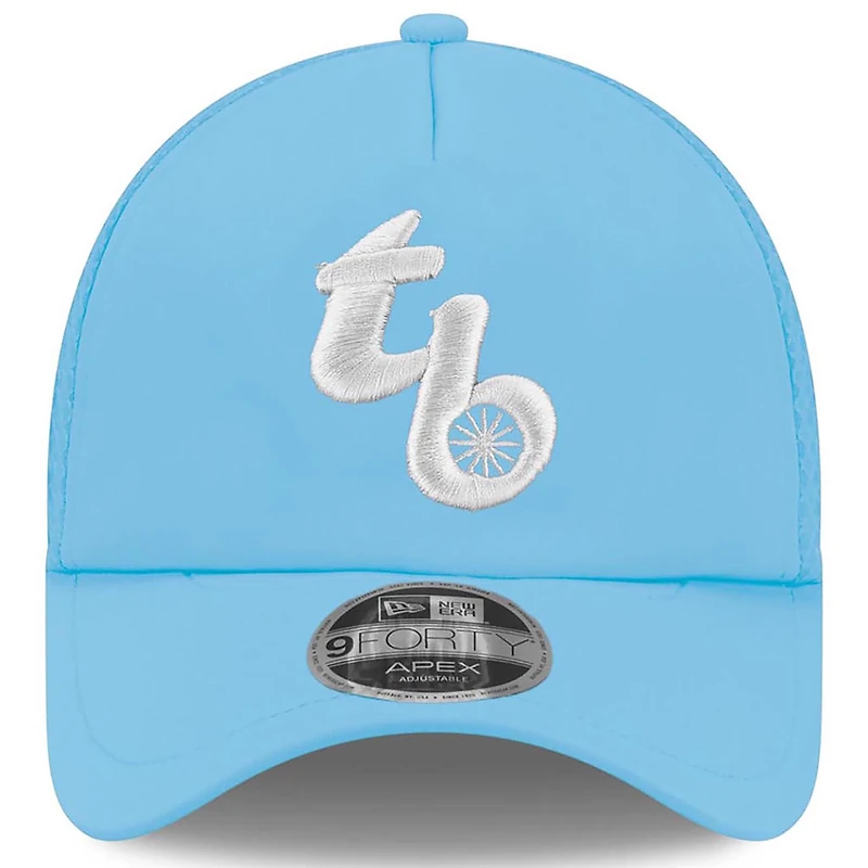Men's New Era Light Blue Tampa Bay Rays 2026 Batting Practice Alternate Apex 9FORTY Adjustable Hat