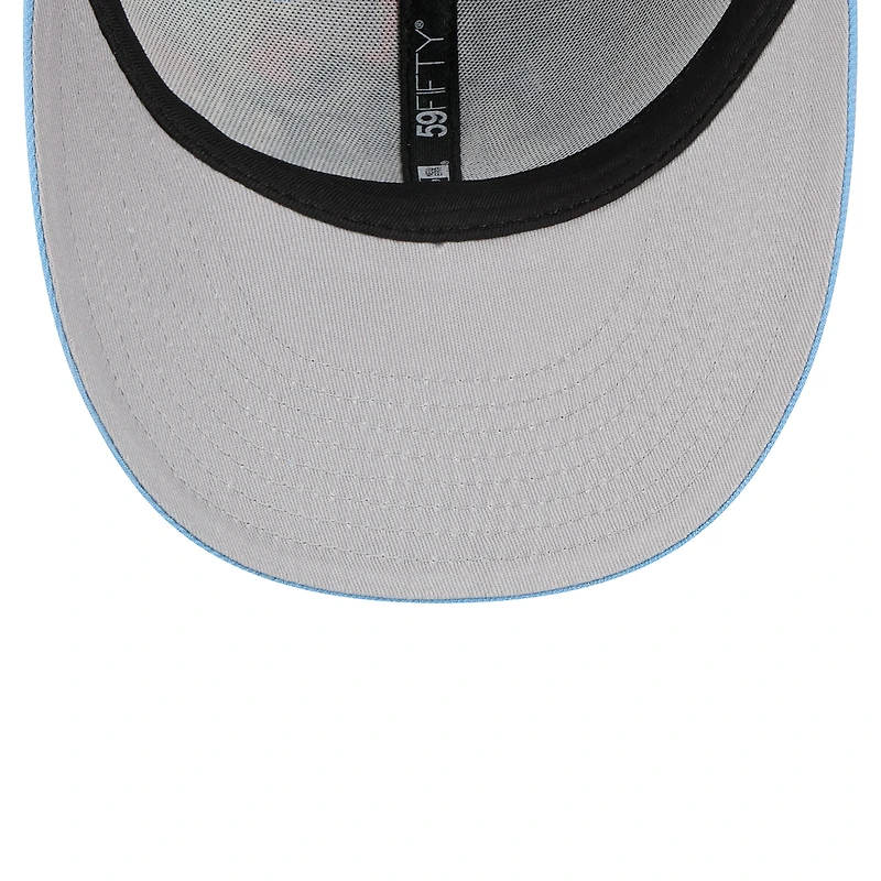 Casquette ajustée 59FIFTY New Era bleu marine/bleu clair pour homme, édition 2025 MLB Players' Weekend, Tampa Bay Rays