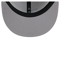 Men's New Era  Navy/White Tampa Bay Rays Paint Stroke 59FIFTY Fitted Hat