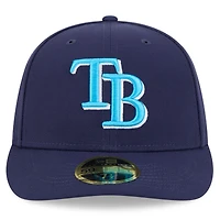Casquette ajustée 59FIFTY à profil bas pour la fête des pères Tampa Bay Rays 2024 New Era hommes