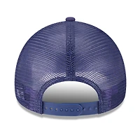 Casquette camionneur ajustable New Era bleu marine Tampa Bay Rays 2025 Big League Chew A-Frame 9FORTY pour homme