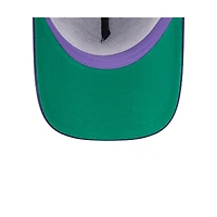 Casquette camionneur ajustable New Era bleu marine Tampa Bay Rays 2025 Big League Chew A-Frame 9FORTY pour homme