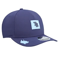 Casquette ajustable New Era bleu marine Tampa Bay Rays 2026 Clubhouse 9FORTY pour homme