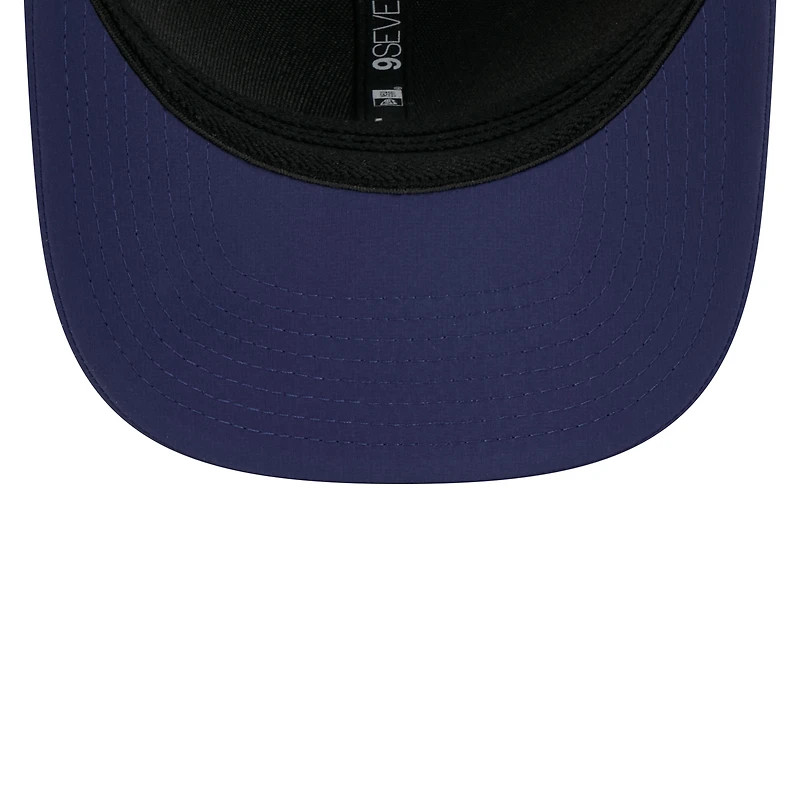 Casquette ajustable New Era bleu marine Tampa Bay Rays 2026 Clubhouse 9SEVENTY pour homme