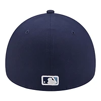 Casquette ajustée New Era 59FORTY bleu marine Tampa Bay Rays pour homme