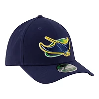 Men's New Era  Navy Tampa Bay Rays Alternate Player Replica 39THIRTY M-Crown Flex Hat