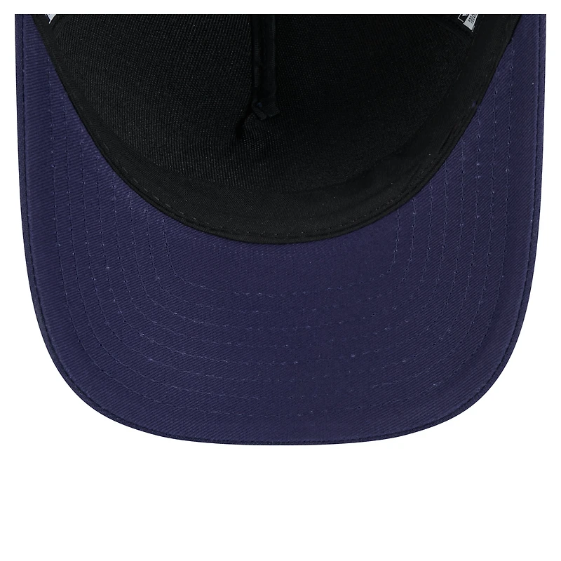 Casquette ajustable New Era 9FORTY M-Crown A-Frame bleu marine pour homme, motif drapeau américain des Rays de Tampa Bay