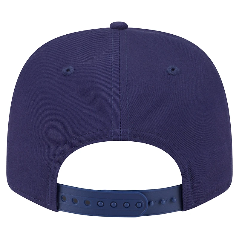 Men's New Era Navy Tampa Bay Rays Circle Patch 9SEVENTY Stretch-Snap Hat