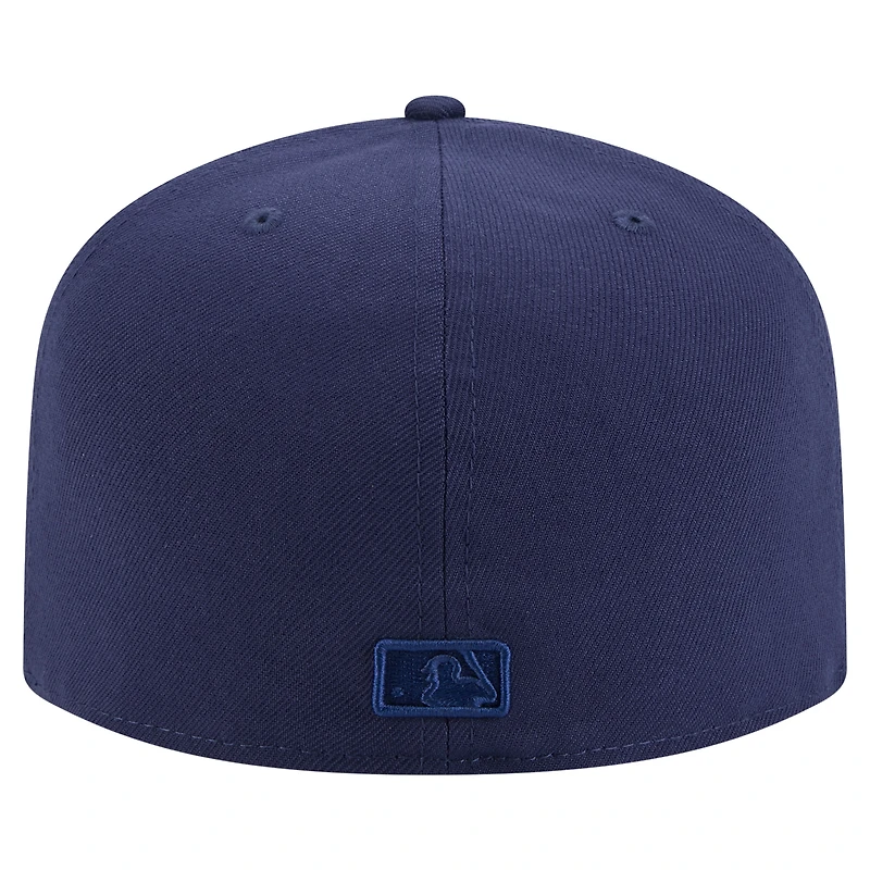 Casquette ajustée New Era 59FIFTY bleu marine Tampa Bay Rays Color Pack pour homme