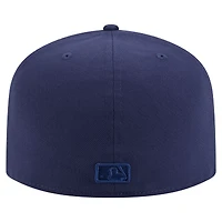 Casquette ajustée New Era 59FIFTY bleu marine Tampa Bay Rays Color Pack pour homme
