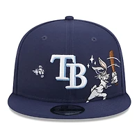 Men's New Era Navy Tampa Bay Rays Looney Tunes Bugs Bunny 9FIFTY Snapback Hat