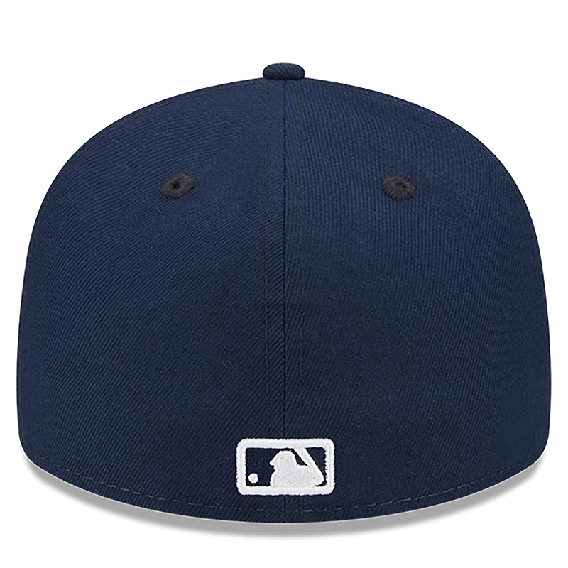 Casquette ajustée 59FIFTY pour homme Tampa Bay Rays Oceanside à profil bas bleu marine New Era
