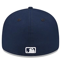 Casquette ajustée 59FIFTY pour homme Tampa Bay Rays Oceanside à profil bas bleu marine New Era