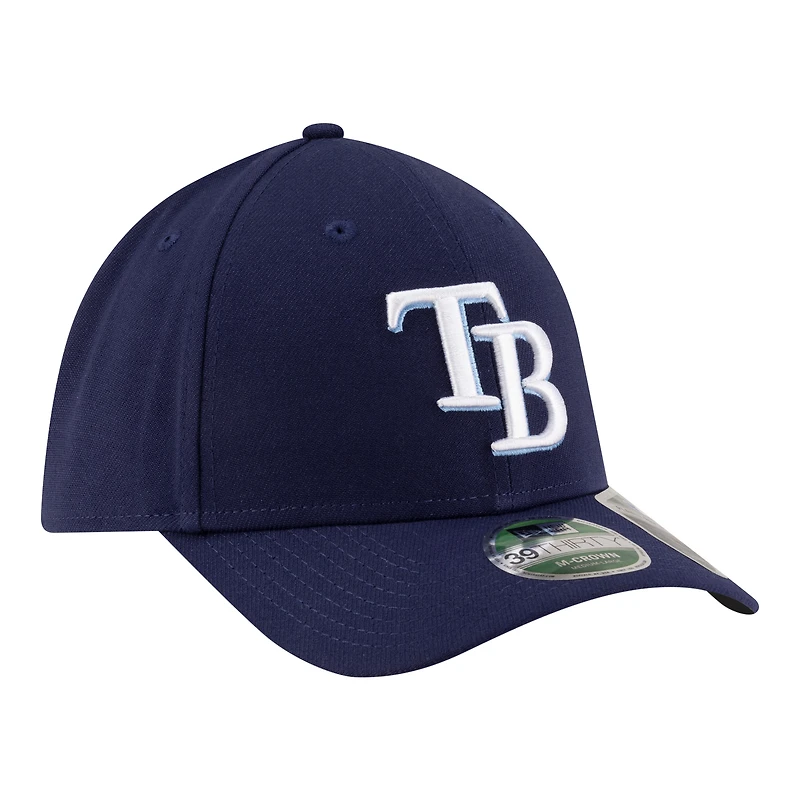 Men's New Era  Navy Tampa Bay Rays Player Replica 39THIRTY M-Crown Flex Hat