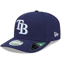 Casquette ajustable New Era bleu marine Tampa Bay Rays Player Replica 9SEVENTY pour homme