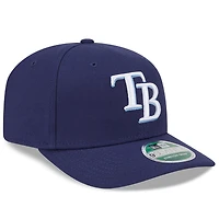 Casquette ajustable New Era bleu marine Tampa Bay Rays Player Replica 9SEVENTY pour homme