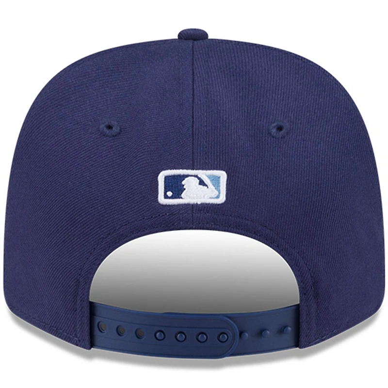 Casquette ajustable New Era bleu marine Tampa Bay Rays Player Replica 9SEVENTY pour homme