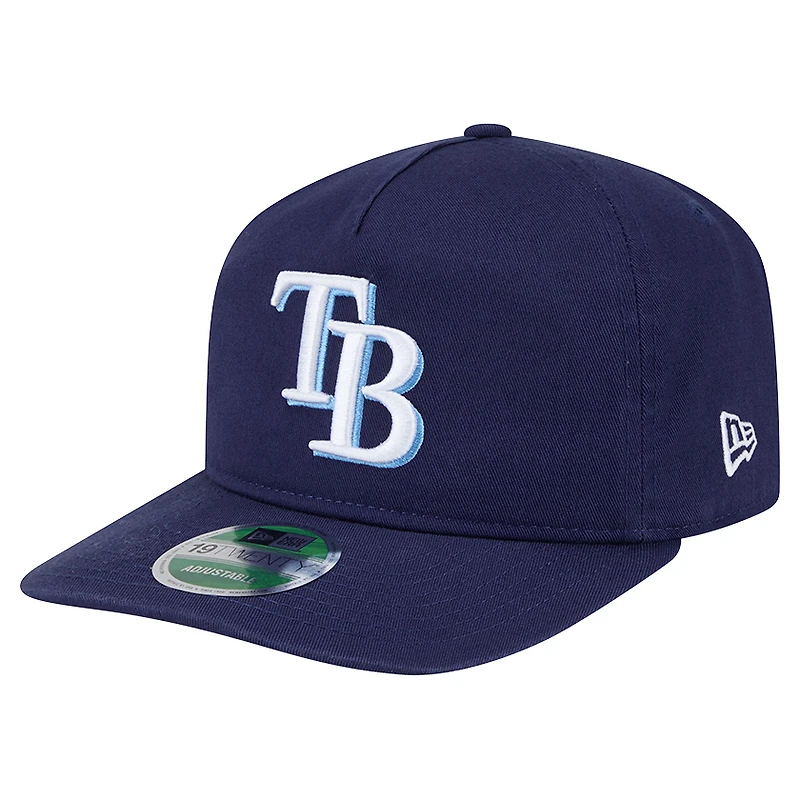 Casquette ajustable New Era bleu marine Tampa Bay Rays Team 19TWENTY pour homme