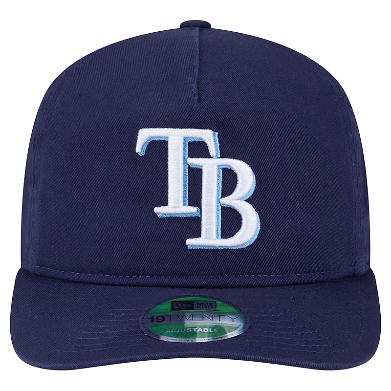Casquette ajustable New Era bleu marine Tampa Bay Rays Team 19TWENTY pour homme