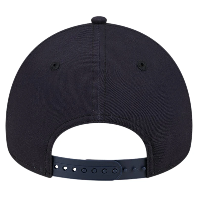 Casquette ajustable 9FORTY couleur équipe A-Frame New Era pour hommes, bleu marine, Tampa Bay Rays