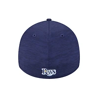 Casquette Tech 39THIRTY Flex bleu marine pour homme des Tampa Bay Rays de New Era