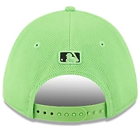 Casquette ajustable 9FORTY M-Crown City Connect pour homme, vert fluo, des Rays de Tampa Bay, New Era