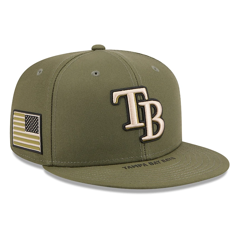 Men's New Era  Olive Tampa Bay Rays 2026 Armed Forces Day 59FIFTY Fitted Hat
