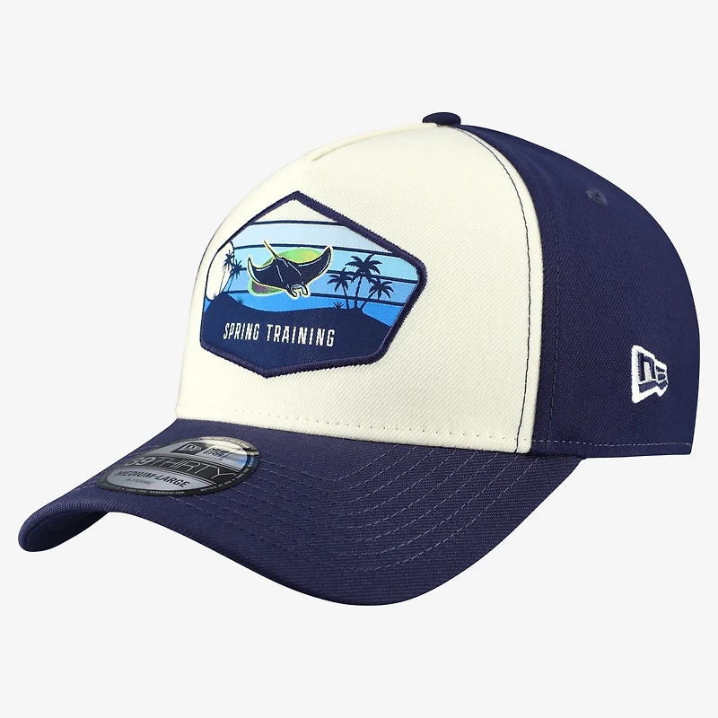 Casquette New Era Stone Tampa Bay Rays 2026 Spring Training Fan Pack Gradient 39THIRTY Flex pour homme