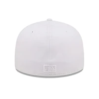 Casquette ajustée 59FIFTY New Era Tampa Bay Rays pour homme, blanc sur