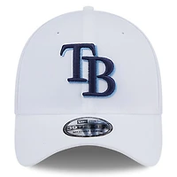 Men's New Era White Tampa Bay Rays 39THIRTY Flex Hat