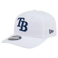 Casquette ajustable New Era blanche Tampa Bay Rays COOLERA 9SEVENTY pour homme