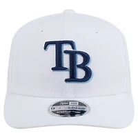 Casquette ajustable New Era blanche Tampa Bay Rays COOLERA 9SEVENTY pour homme