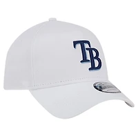 Casquette ajustable 9FORTY TC A-Frame New Era pour hommes, blanche, Tampa Bay Rays