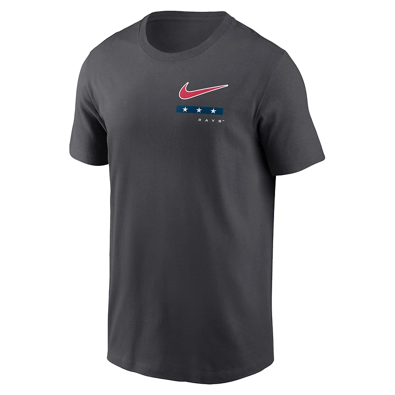 Men's Nike Anthracite Tampa Bay Rays Americana T-Shirt