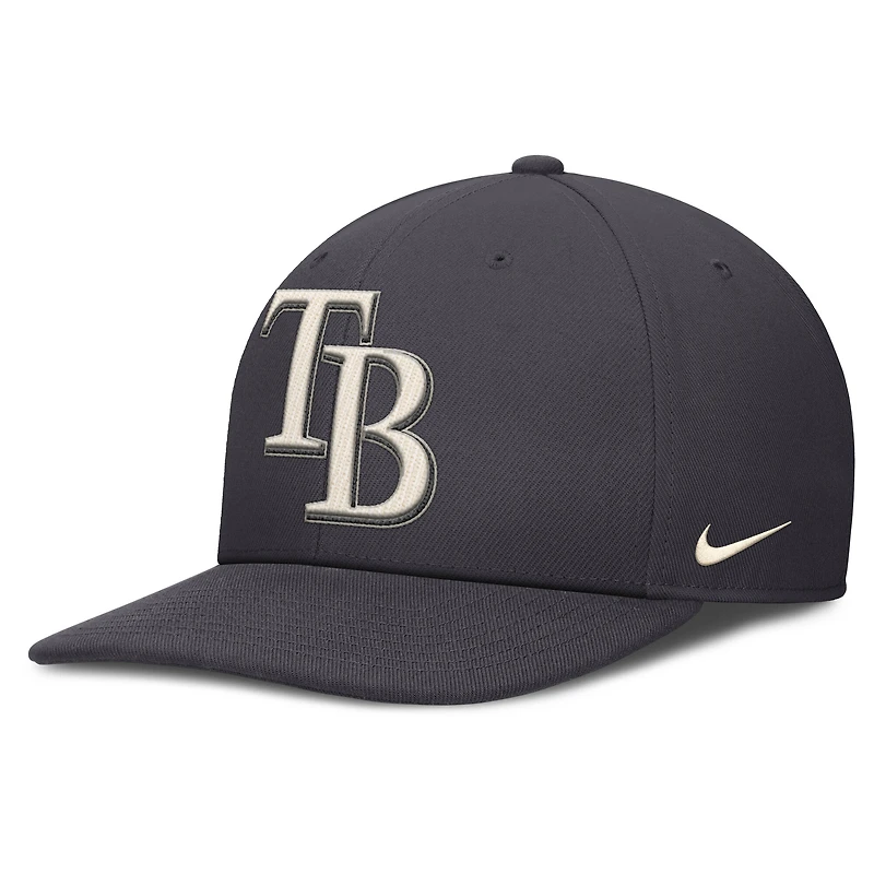 Casquette Snapback Nike Anthracite Tampa Bay Rays Statement Pro pour homme