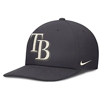 Casquette Snapback Nike Anthracite Tampa Bay Rays Statement Pro pour homme