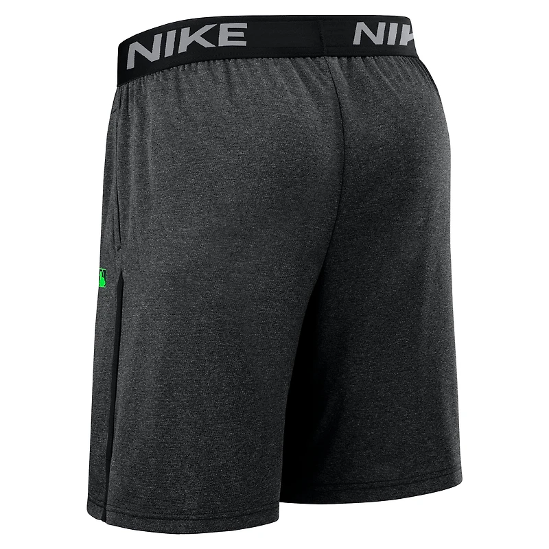 Men's Nike Black Tampa Bay Rays Authentic Collection City Connect Performance Knit Shorts