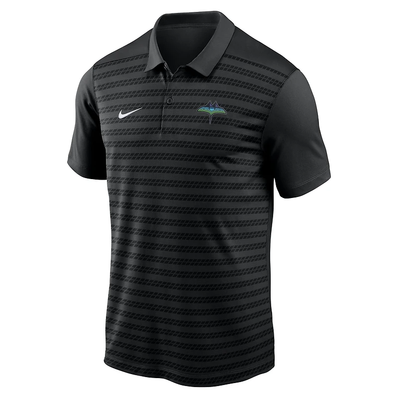 Men's Nike  Black Tampa Bay Rays Authentic Collection City Connect Victory Dri-FIT Polo