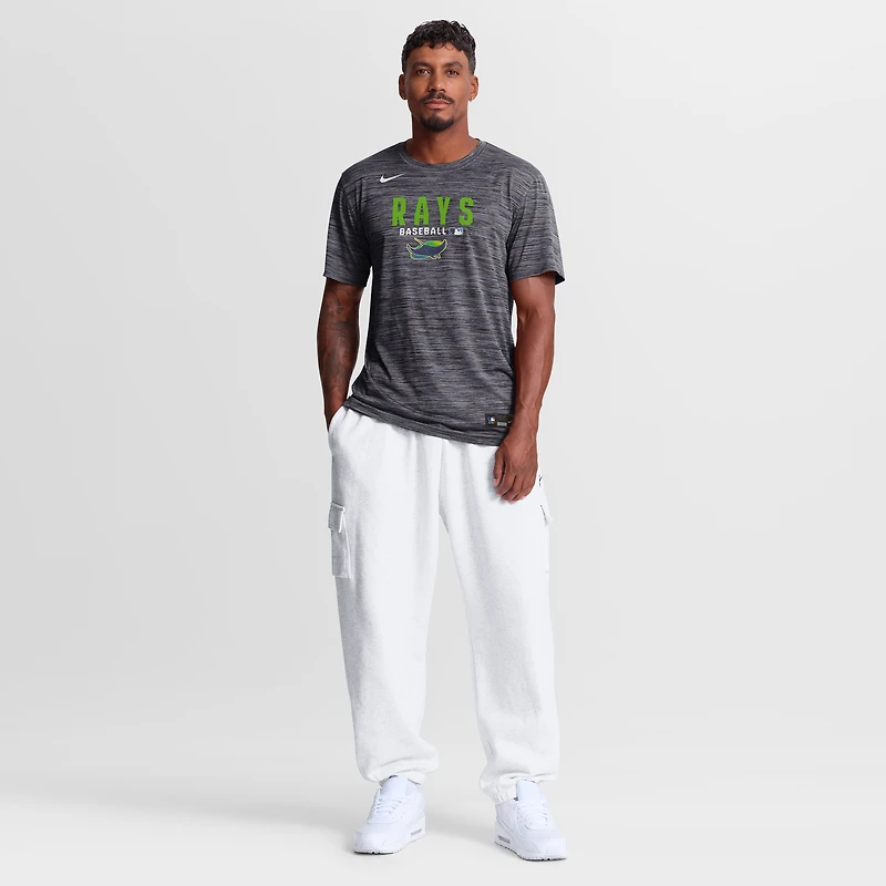 Men's Nike Black Tampa Bay Rays Authentic Collection Velocity Dri-FIT T-Shirt
