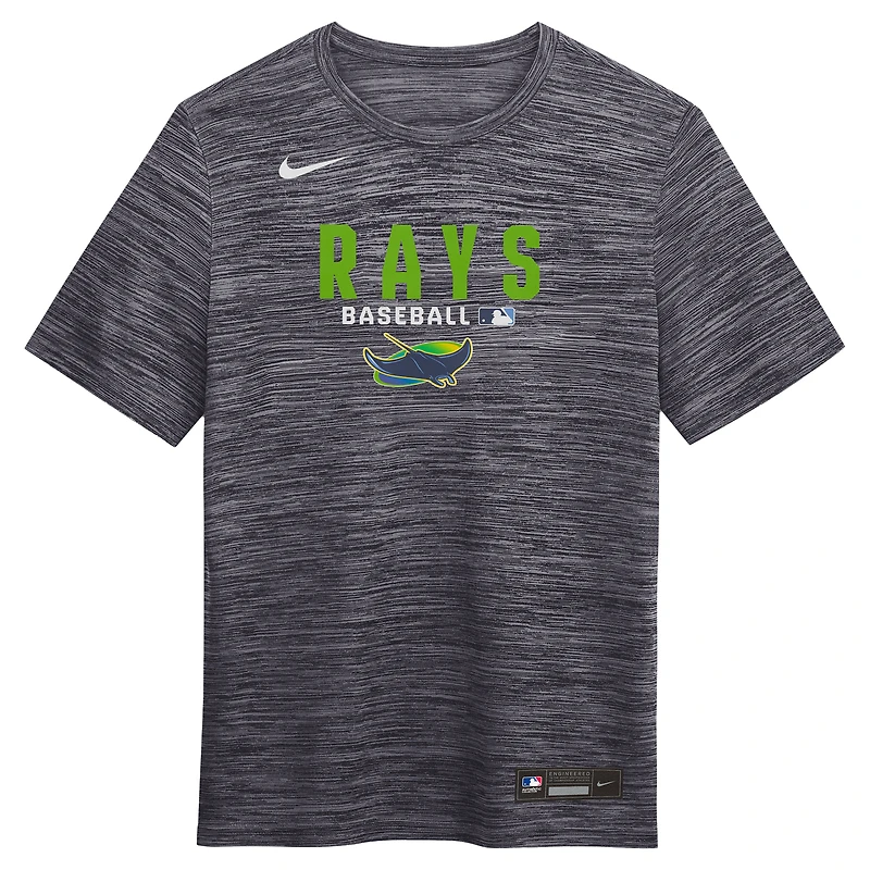 Men's Nike Black Tampa Bay Rays Authentic Collection Velocity Dri-FIT T-Shirt