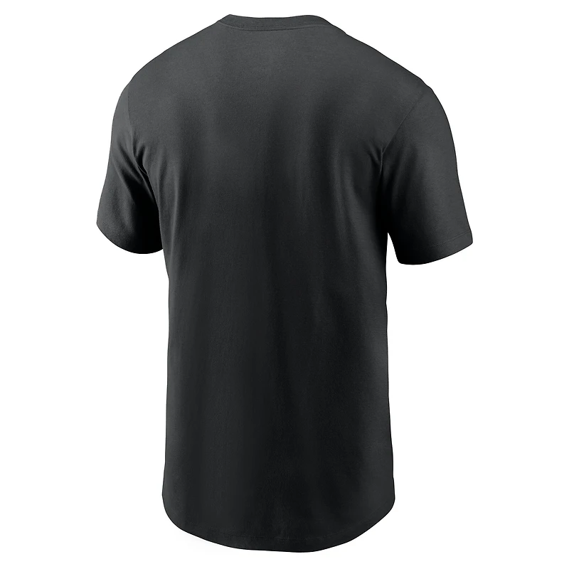 T-shirt Nike noir pour homme, motif local des Rays de Tampa Bay