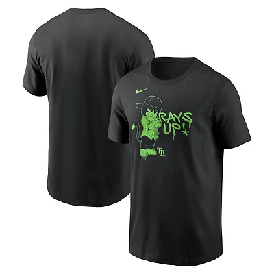 T-shirt Nike noir pour homme, motif local des Rays de Tampa Bay