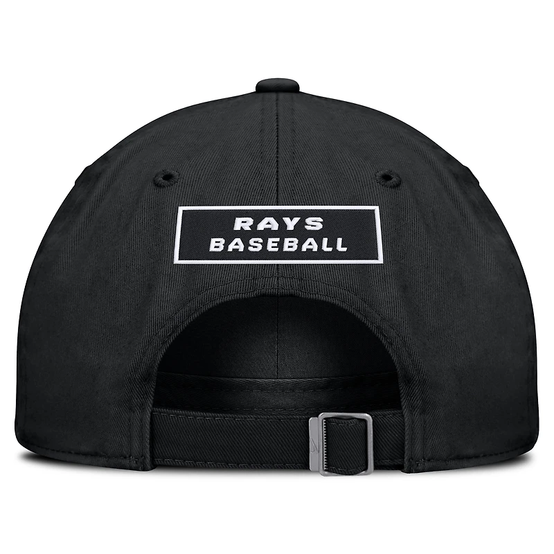 Men's Nike Black Tampa Bay Rays Primetime Club Adjustable Hat
