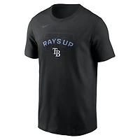 T-shirt Nike noir pour homme Tampa Bay Rays Primetime Fashion