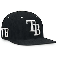Men's Nike  Black Tampa Bay Rays Pro Corduroy Structured Snapback Hat