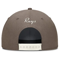 Casquette ajustable Nike Rise Performance pour homme des Tampa Bay Rays marron