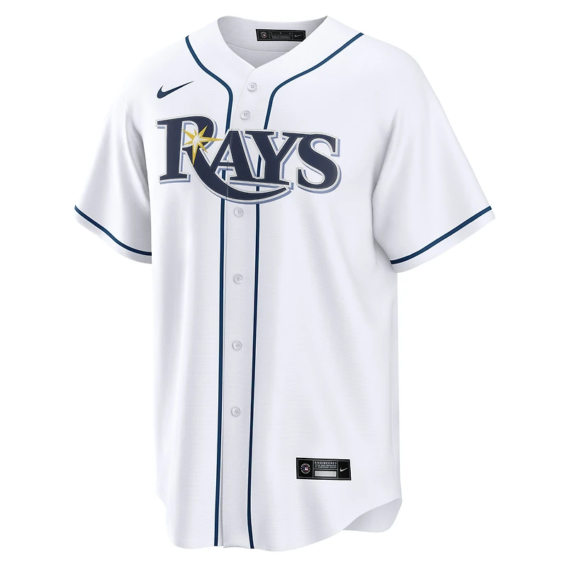Men's Nike Carson Williams White Tampa Bay Rays Home Replica Player Jersey