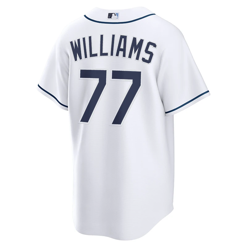 Men's Nike Carson Williams White Tampa Bay Rays Home Replica Player Jersey