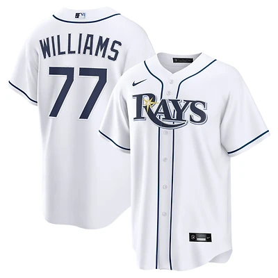 Men's Nike Carson Williams White Tampa Bay Rays Home Replica Player Jersey