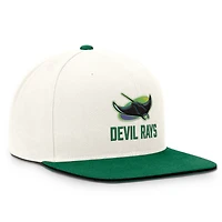 Men's Nike Cream/Green Tampa Bay Rays Cooperstown Pro Dri-FIT Snapback Hat